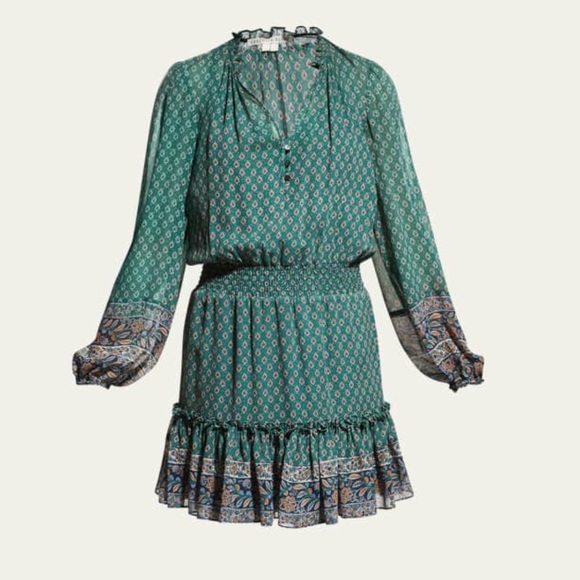 Veronica Beard Destiny print silk dress - Picture 7 of 17